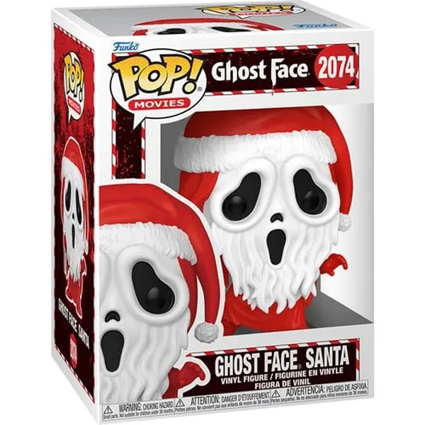 Funko Pop! Vinyl Figurine #2074, Ghost Face Santa Horror Holiday Display Collectible
