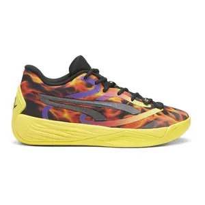 PUMA Womens Stewie 2 Fire Basketball Sneakers Shoes - Red, Yellow