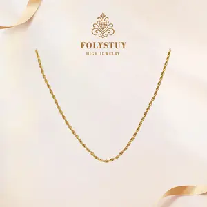 Four sizes of twist necklaces [FOLYSTUY] Handcrafted exquisite twist necklaces with lobster buttons, available in 3mm and 4mm twist widths, and lengths ranging from 19 inches to 28 inches. Options include Y109, Y110, Y111, and Y156