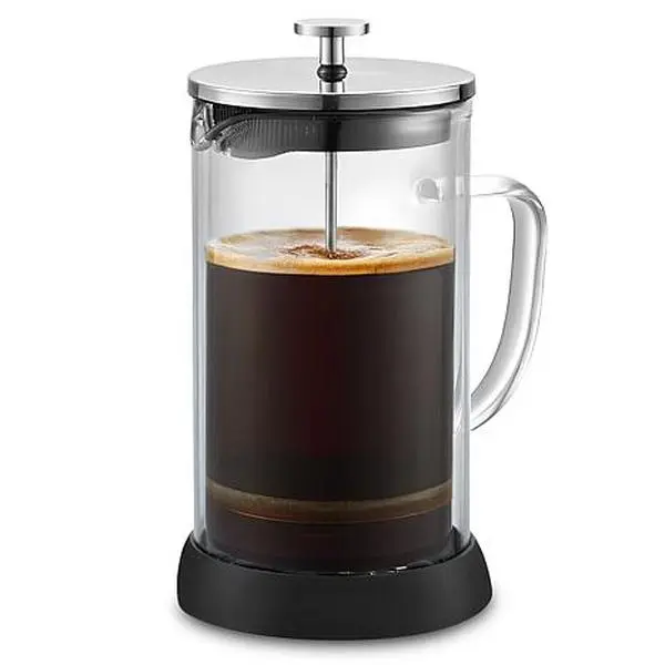 Elite Cuisine 4-Cup French Press Glass Coffee Maker Elite Cuisine 4-Cup French Press Glass Coffee Maker