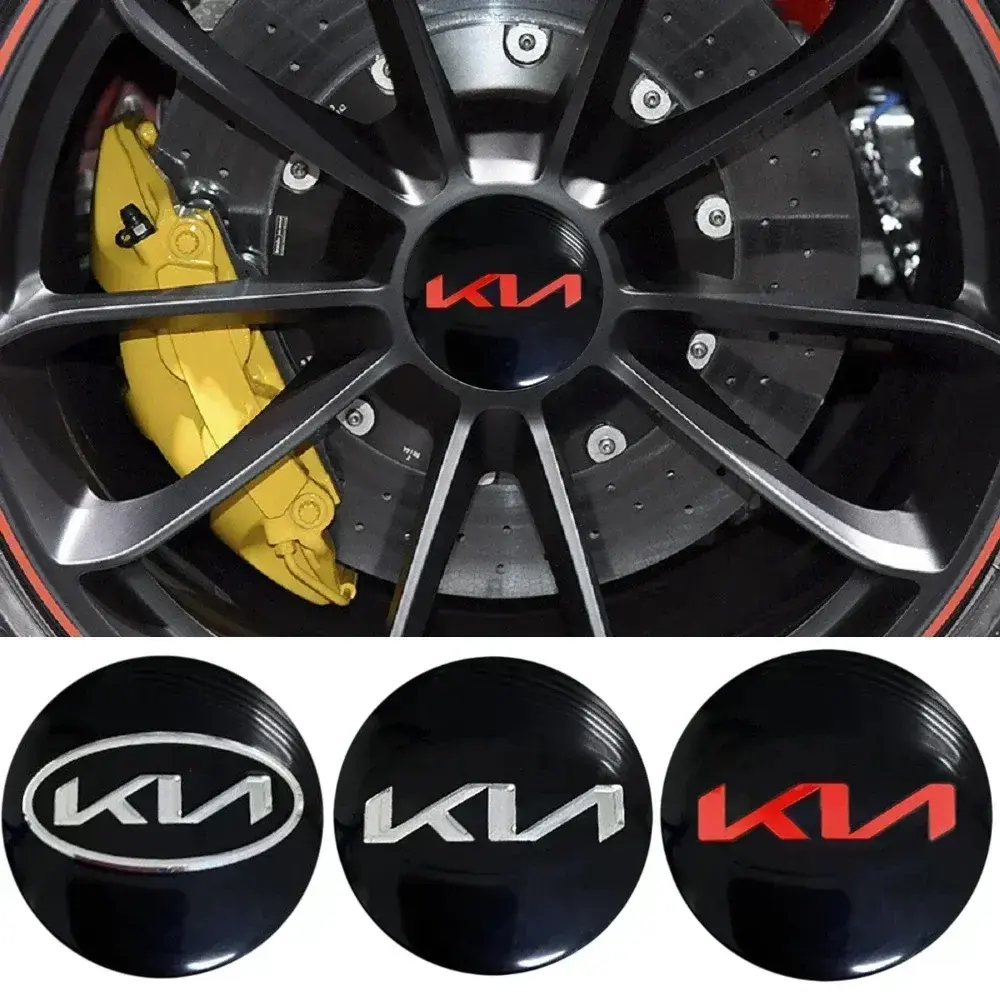 4PCS 56MM Car Wheel Center Hub Sticker for  K2 K3 K5 K9 Ceed Sportage Rio K5 Optima Cerato Proceed Venga Sedona Accessories