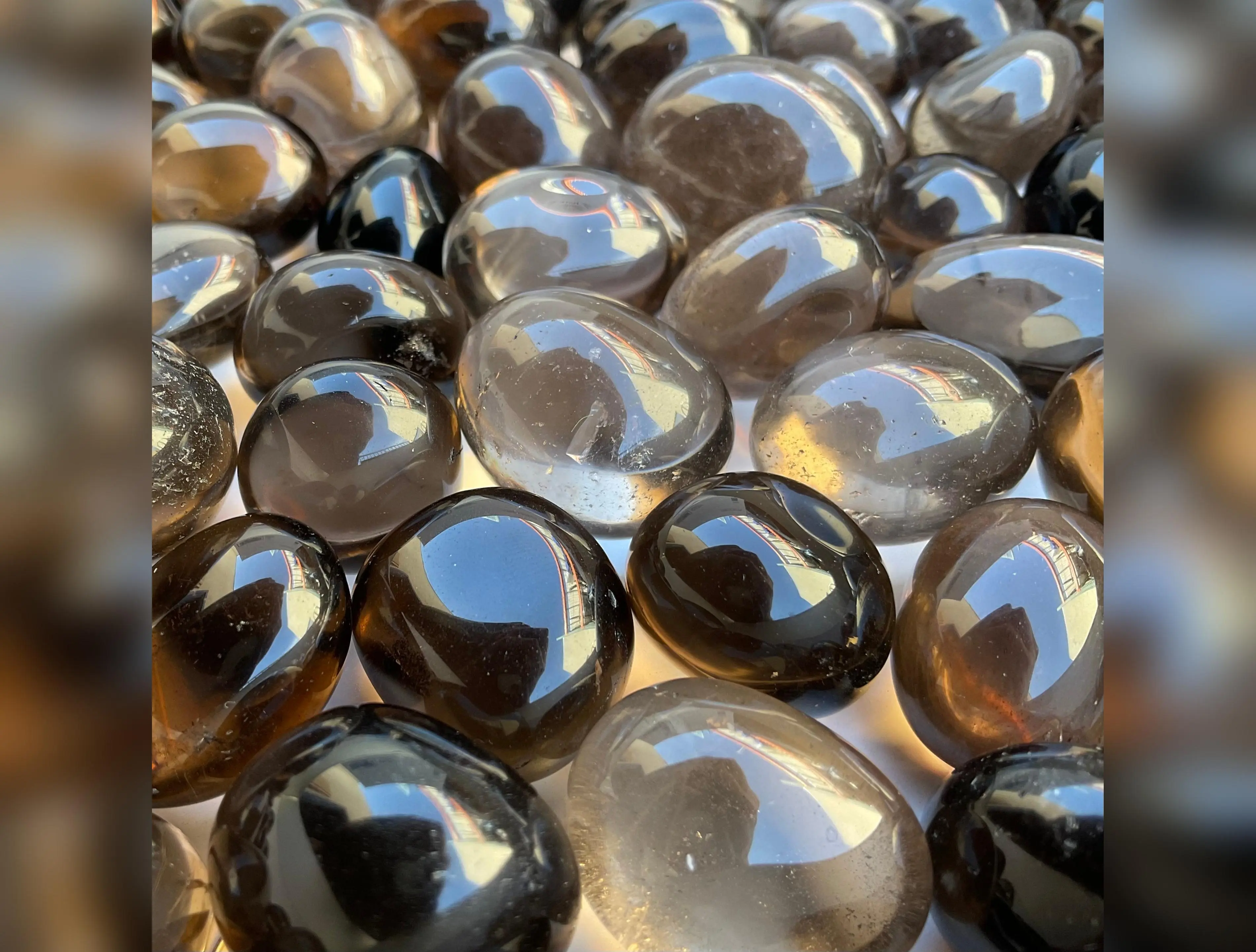 Smoky Quartz Tumbled Stones | Wholesale