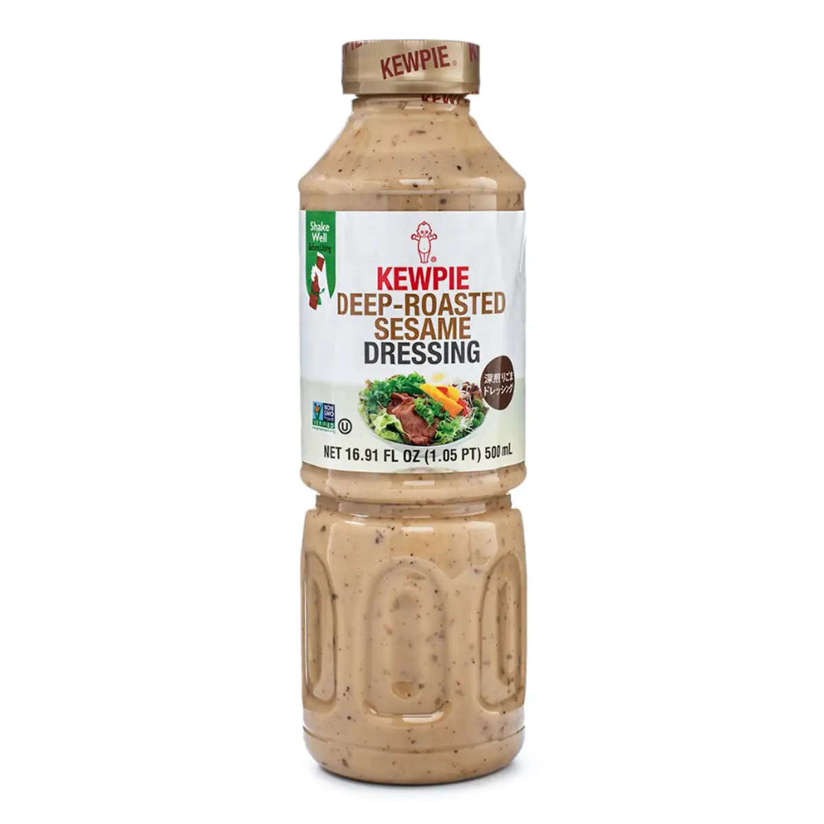 Kewpie Deep-Roasted Sesame Dressing - Asia’s No.1 Selling Salad Dressing, 16.91 oz