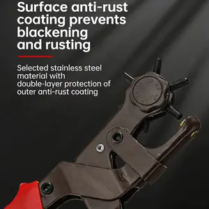 Durable Hole Puncher A008, Practical 9 Inch Hole Punch Pliers, Wholesale Thickened Hole Punch Tool, Industrial Grade