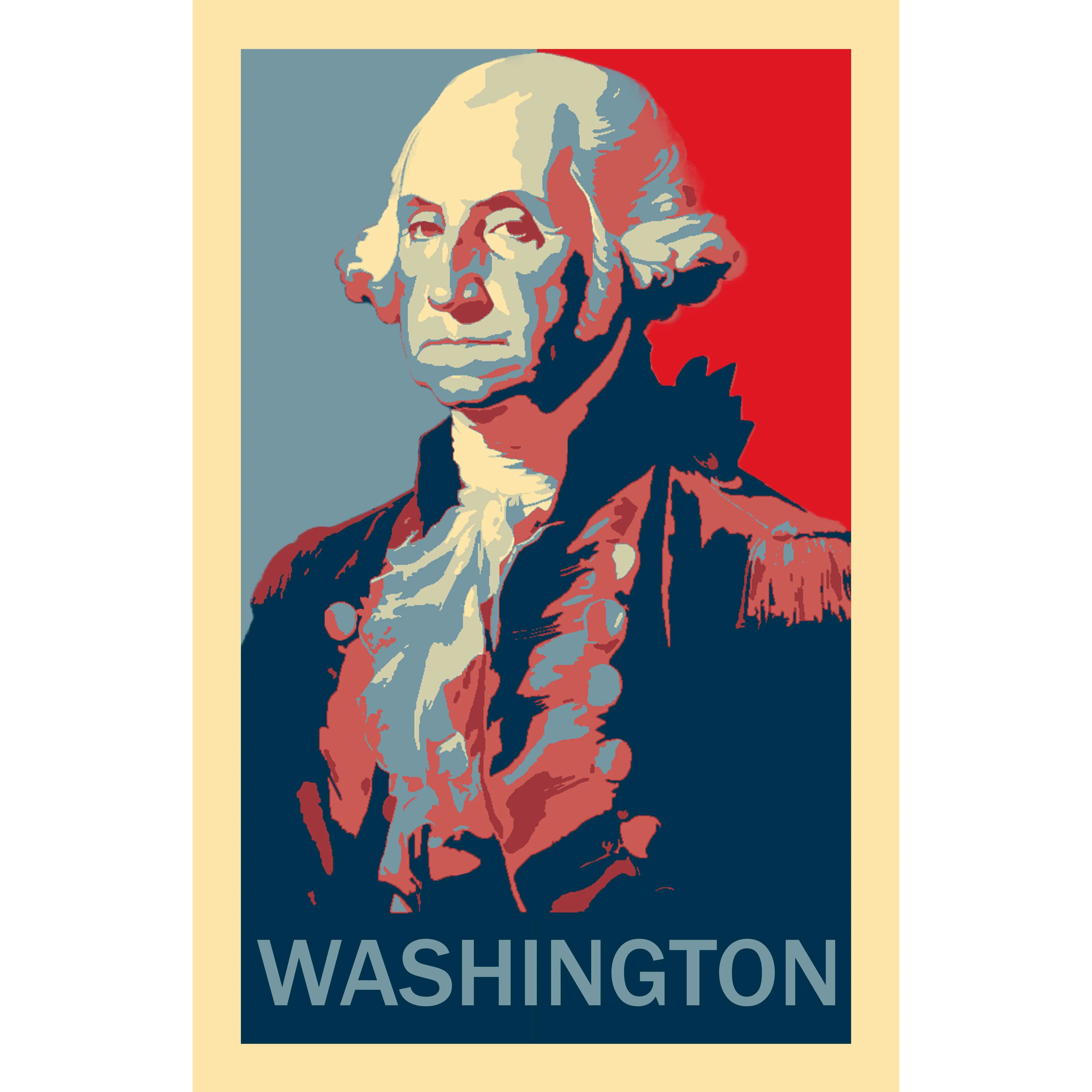 George Washington American Revolutionary President Hope Inspired Style Fight Poster 11x17 Physicist