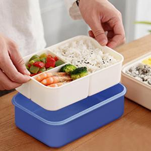 Bento Boxes, 1100 ML Bento Lunch Box With Utensils, Insulated Lunch Bag, Durable for On-the-Go Meal, BPA-Free and Food-Safe Materials(With Bag) Gift