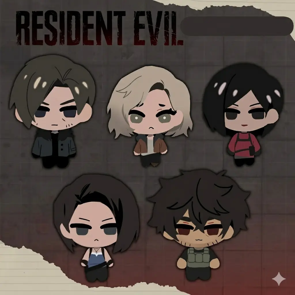 Resident Evil Acrylic Keychain