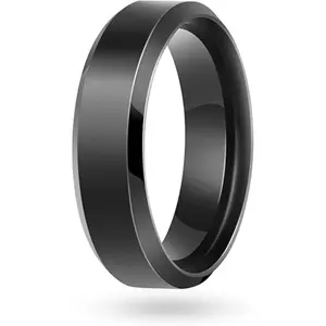 Stainless Steel Ring for Men Women Wedding Ring, Basic Flat Rings, Polished Matt Finish Rings