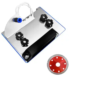 Angle Grinder with Cutting Blade, Portable 45 Degree Corner Grinding Tool, Ideal for Ceramic Marble Glass Tiles