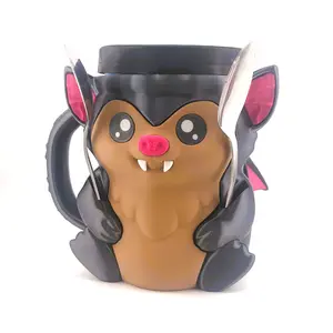 Bramble the Bat Ice Cream Pint Holder | Holds 2 Spoons