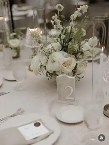 3D Marble Stone Table Numbers