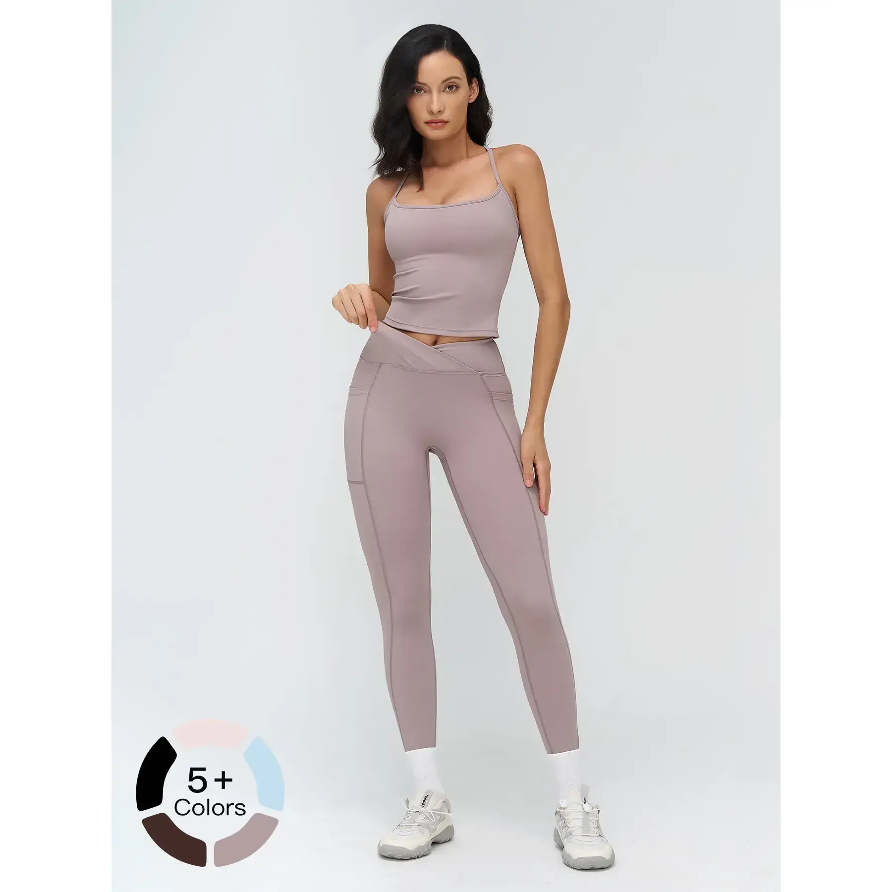 Cross-Border Naked Feel Yoga Set, Stand Collar Zipper Outdoor Casual Set, Running Fitness Sports Set, Yoga Clothes Set Cross-Border Naked Feel Yoga Set, Stand Collar Zipper Outdoor Casual Set, Running Fitness Sports Set, Yoga Clothes Set