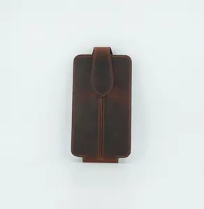 Ariat Leather Large Cell Phone Case - Brown