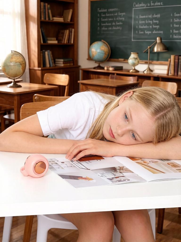 Whirlwind Leafless Fan With Portable Button Design USB Charging Silent Portable Mini Fan For Home And Outdoor Travel