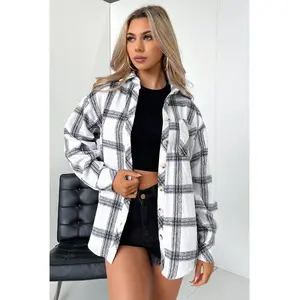 Denver Flannel Shirt - White Plaid