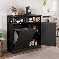 Black-1 x13 Gallons(A trash can and a shelf)