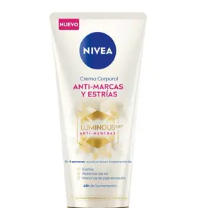 NIVEA Luminous630 Anti-Stretch Marks Body Cream 200ml - 48h Hydration Body Lotion