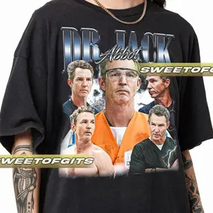 Dr. Jack Abbot Inspired T-Shirt, Dr Jack Inspired Vintage Doctor Shirt, Unisex Retro TV Drama Shirt