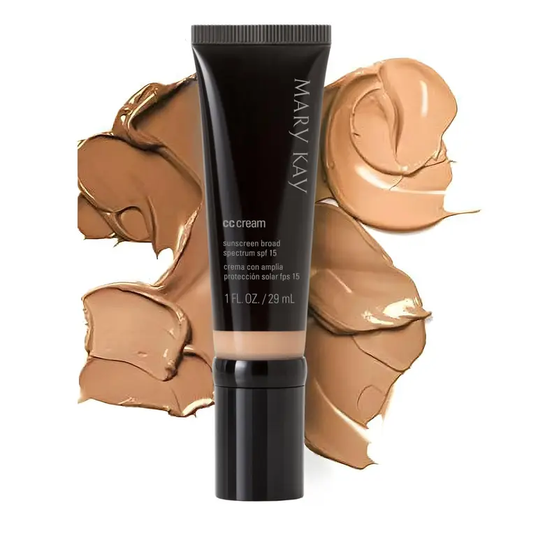 Mary Kay CC Cream SPF 15 Sunscreen - 29ml Flawless Colored Liquid Concealer & Foundation, Fragrance-Free, Oil-Free, Lightweight, Hydrating Color Corrector for Sensitive Skin, Anti-Aging, Blemishes & Blackheads, Even Tone, No Separate Base Needed
