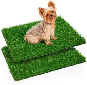 Artificial Pet Pee Grass Mat for Puppy, Pet Turf Fake Grass Replacement Pad for Dog Potty Training, Indoor and Outdoor