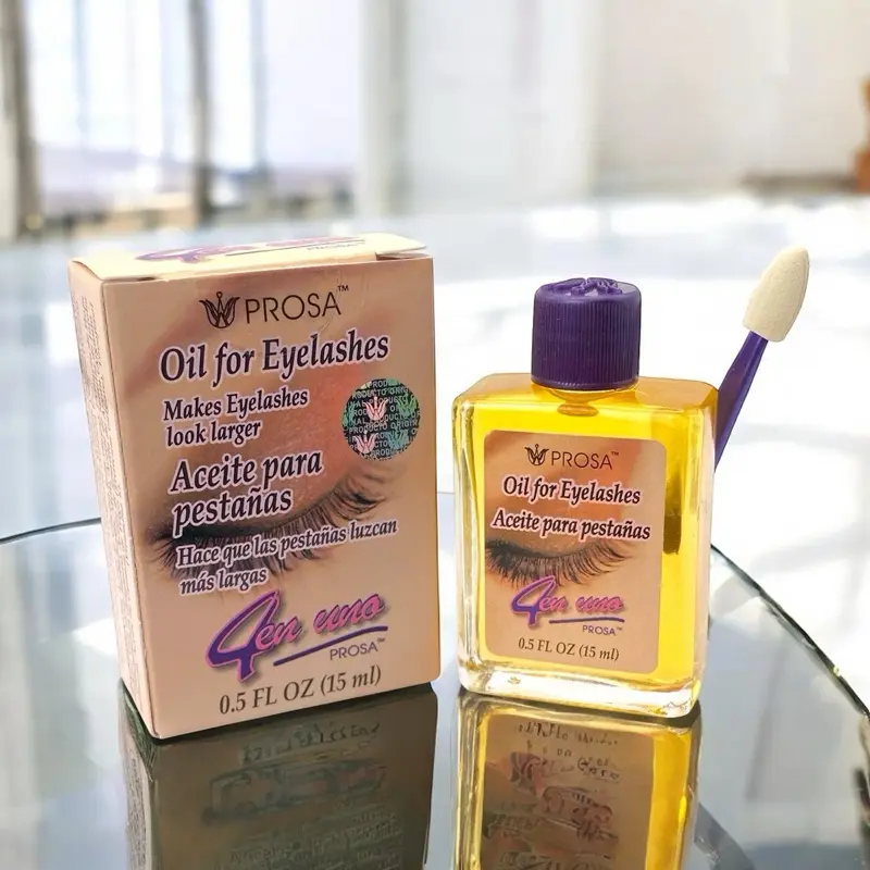 Eyelash oil with mamey, aloe vera, wheat germ, jojoba and Vitamin E Makeup Mascara Daily growth