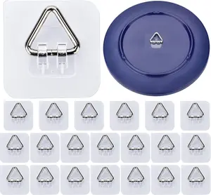 Wall Hangers 20 Pack - Vertical Plate Holders, Adhesive Picture Hanger for Wall Decoration No Brand