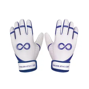 ORIGINAL SERIES NAVY-WHITE SHORT CUFF PRO 100% 0.9MM AAA AFRICAN GOAT® LEATHER