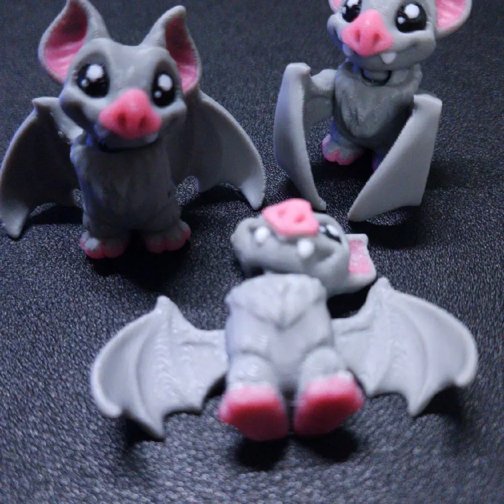 Bats Fidget - Articulated Pocket Pet for Stress Relief and Relaxation