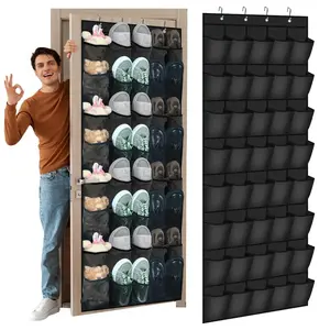 Multifunctional Adjustable Storage Door Back Shoe Storage Bag, Home Wall-Mounted Organizer Pouch, Hanging Baskets for Shoes & Miscellaneous Items