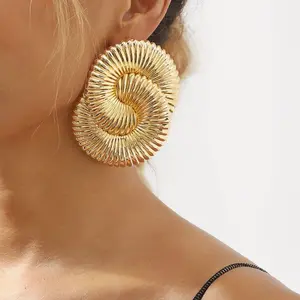 Swirl Luxe Statement Earrings