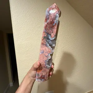 Cotton Candy Agate Master Tower Statement Piece