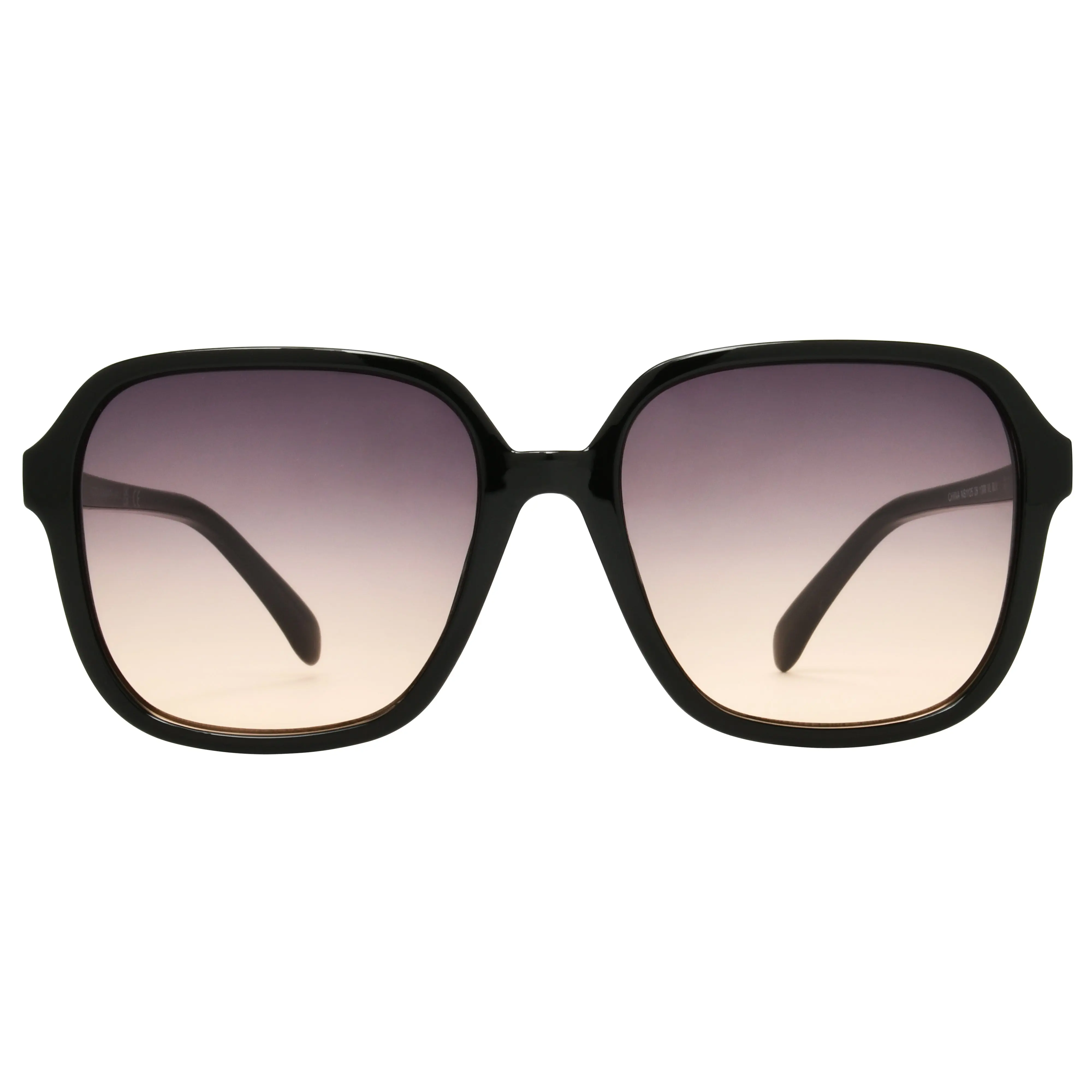 Foster Grant® Girl-Code Women's Sunglasses, Love Island Collection, Square Frame, Black Gradient Lenses, 100% UVA-UVB Protection, Anti-Scratch, Celebrity-Inspired, Anti-Scratch Women's Sunglasses, Celebrity-Inspired Women's Sunglasses