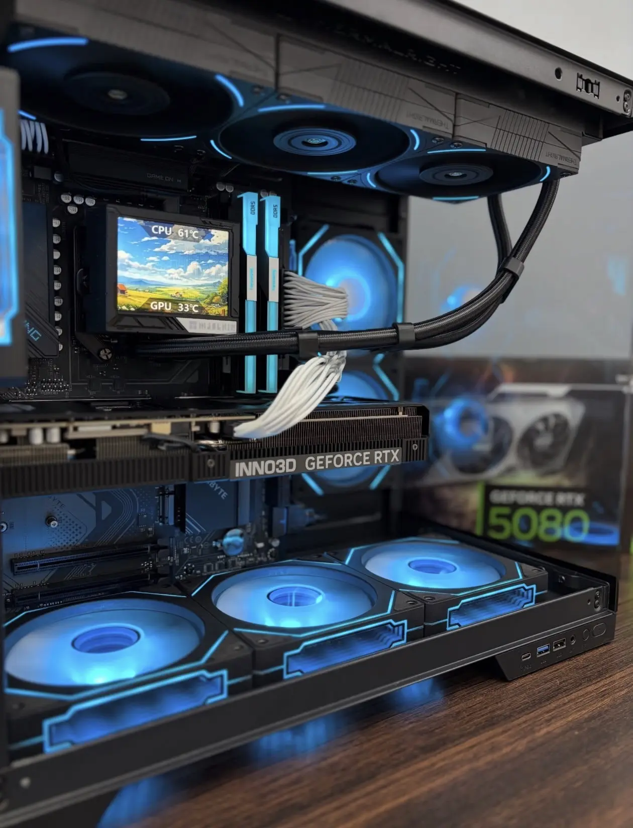 RTX 5080 + RYZEN 7 7800X3D gaming PC