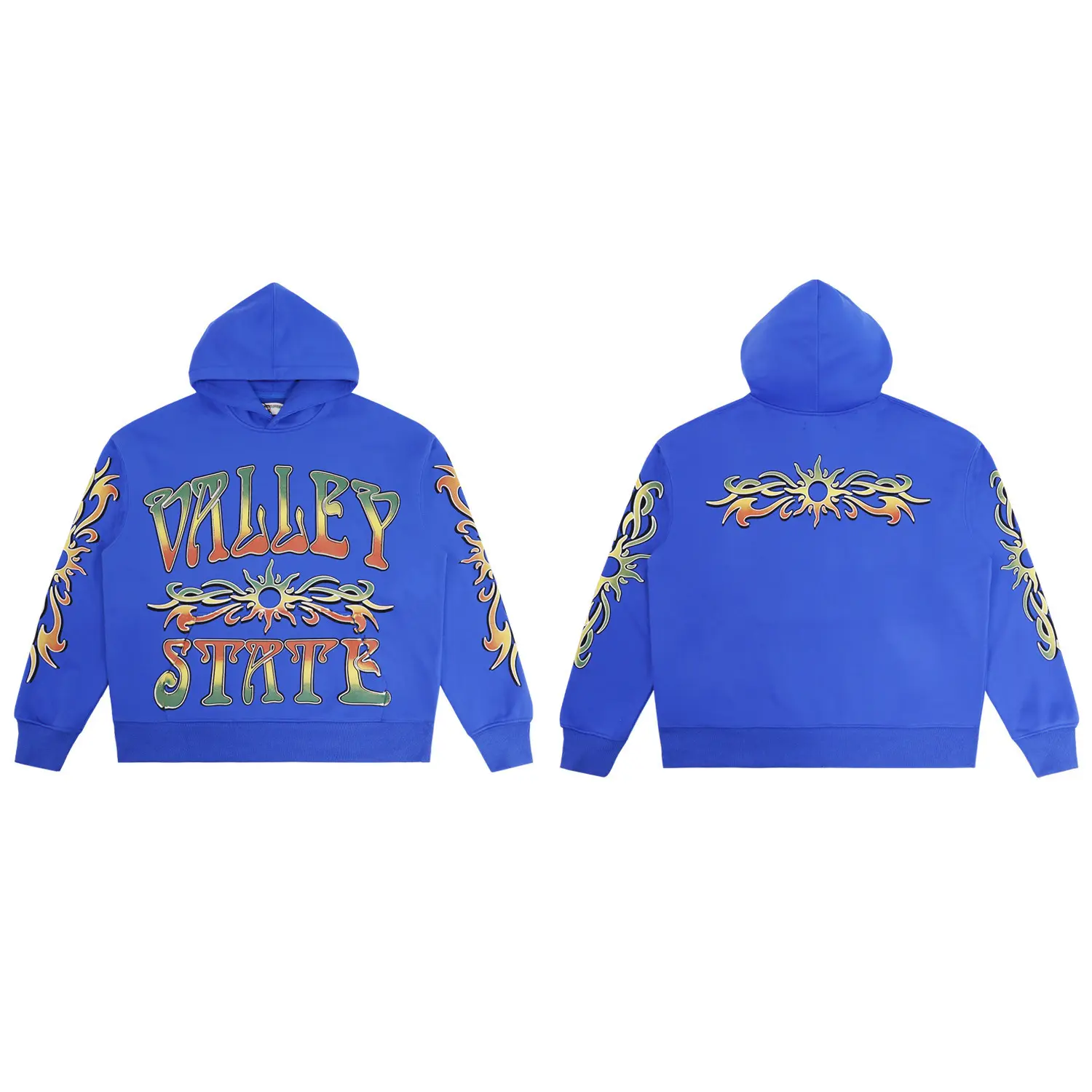 A5901 Washed Blue Hoodie