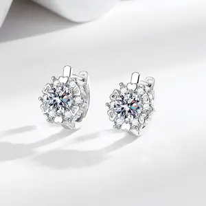 Romantic Snowflake Earrings Sparkling Winter Jewelry Cubic Zirconia Chic Daily Accessories Birthday Christmas Wedding Engagement Anniversary Party Gifts