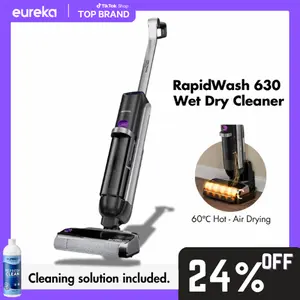 Eureka RapidWash 630 Cordless Wet Dry Cleaner 170° Reclinable Hot Air Drying Self Cleaning Vacuum Mop Combo for Hard Floors Pet Hair Sticky Messes, TiktokShopSpringGlowUp