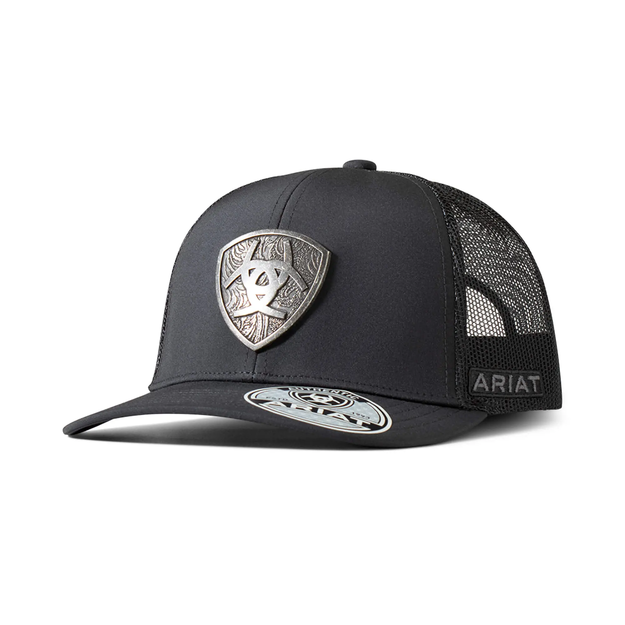 Men's Metal Shield Cap
