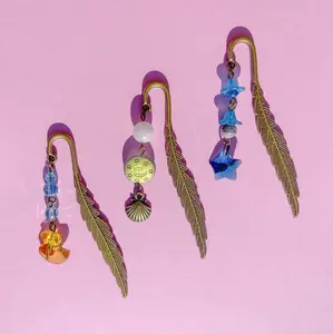Brass Feather Bookmarks