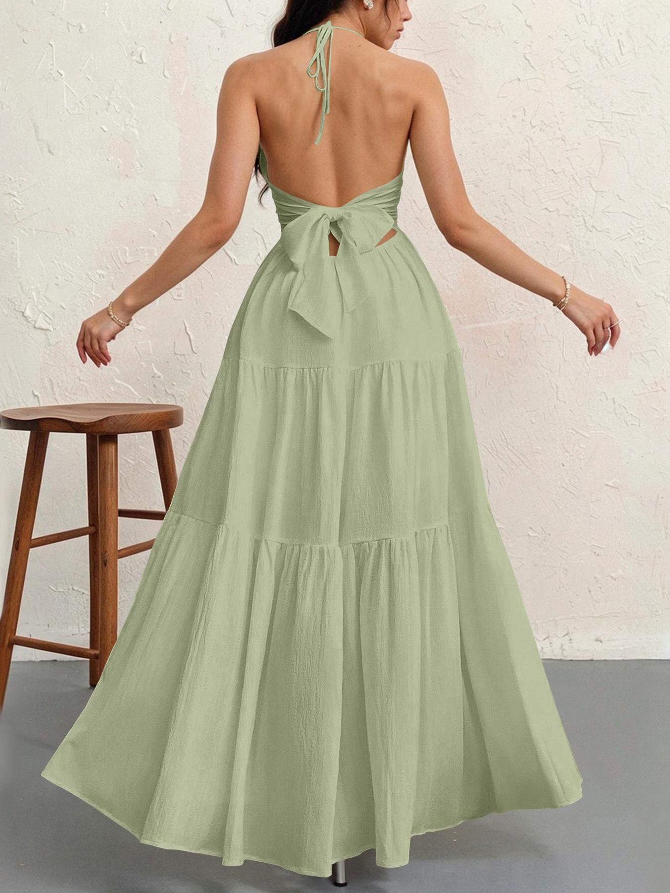 Women's Plain Dress, Summer Clothes Women, Casual Basic Loose Fit Sleeveless Dress for Beach Holiday Vacation, Ladies Summer Clothes, Women's Clothing, Dresses for Party, Minimalist A Line Dress