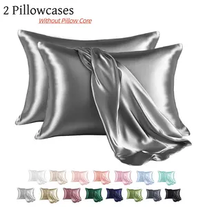 2 Counts Pillowcase for Hair and Skin, Pillowcase 2 Pack, Pillow Cover with Envelope Closure, Valentine's Day Gift