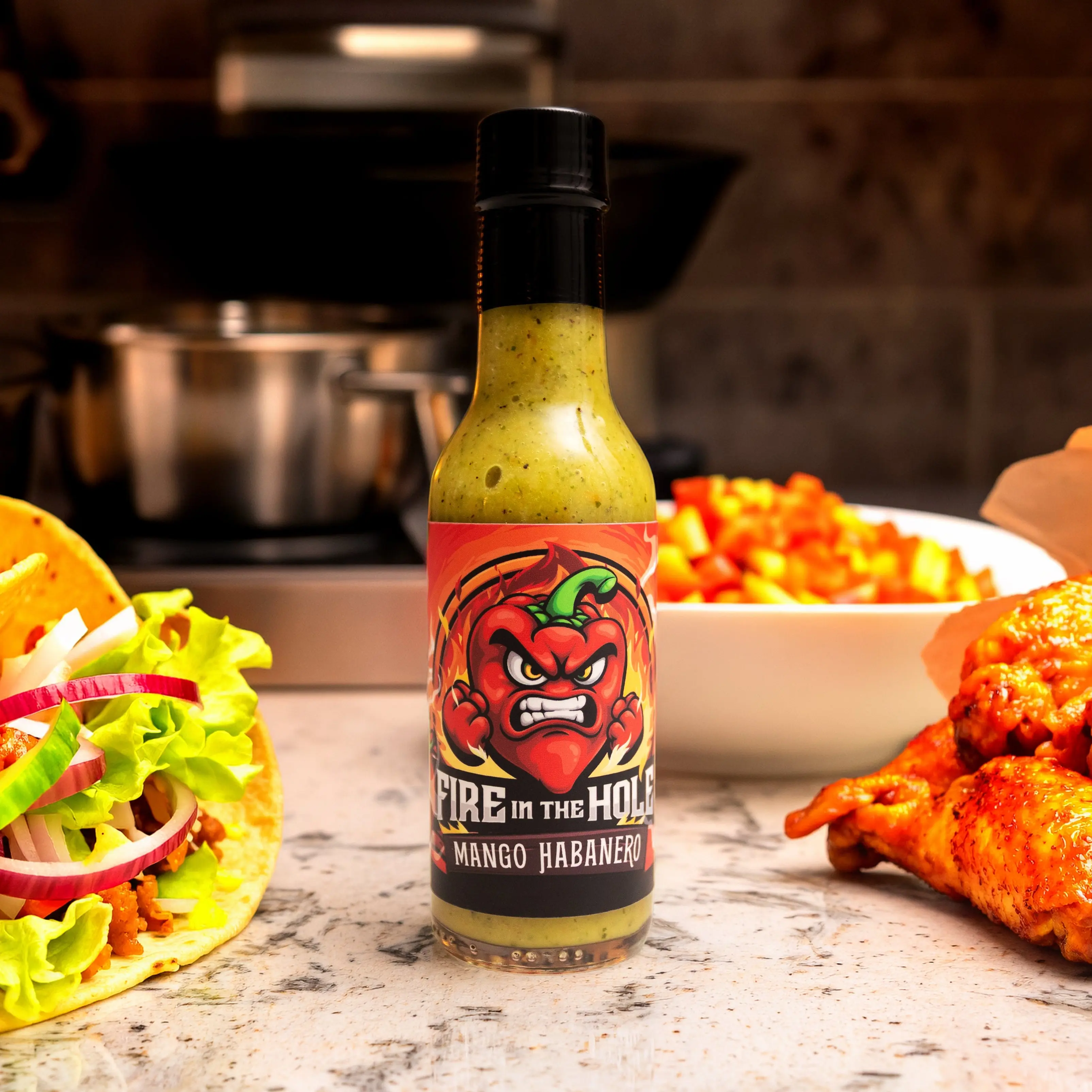 Mango Habanero Hot Sauce (5 oz)