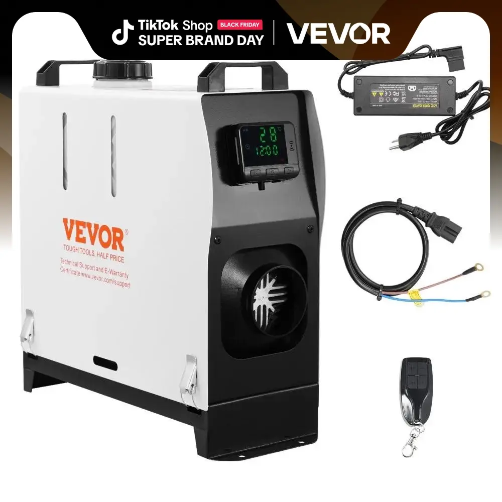 【summerfinds】VEVOR Diesel Air Heater, Various specifications, 2kw/5kw/8kw, With or without adapter, All-in-one with or without Bluetooth App LCD for Car RV Indoors furnace warmer