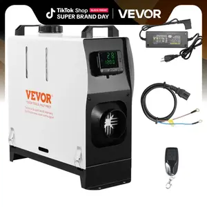 VEVOR Diesel Air Heater, Various specifications, 2kw/5kw/8kw, With or without adapter, All-in-one with or without Bluetooth App LCD for Car RV Indoors furnace warmer