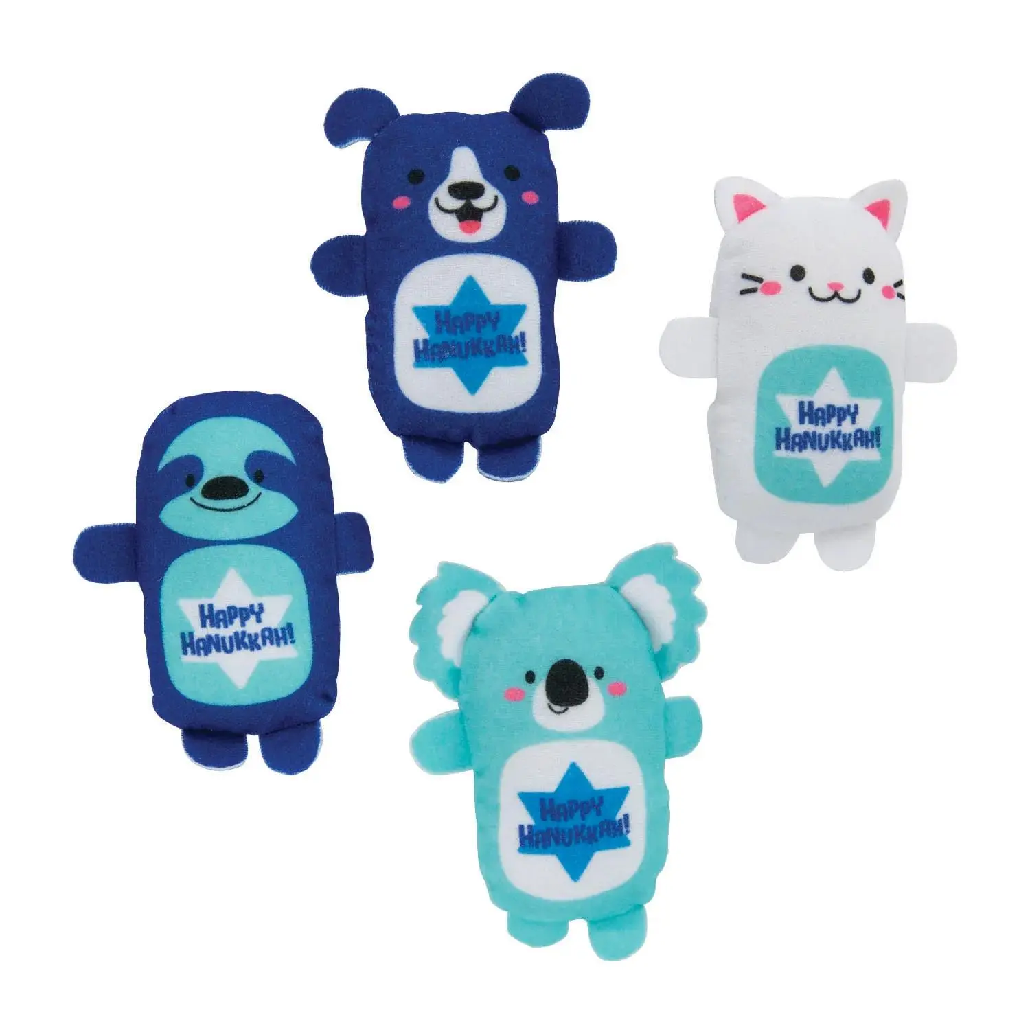48-Pc Bulk Hanukkah Cute Stuffed Animal Assortment - Soft Plush Toys, Stuffed Animal Gifts for Kids - Oriental Trading Company (OTC)