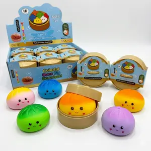 Squishy Dumpling Mystery Surprise Toy, Novelty Squishy Toy