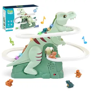 A set of dinosaur track fun toys for children's birthday gifts A set of dinosaur track fun toys for children's birthday gifts