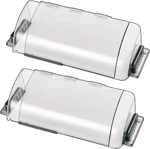 2 Pack Magnetic Air Vent Deflector, 9"-15.5" Adjustable Vent Cover with Optimized Ferrite Magnets for Ceiling/Floor/Wall Registers - Clear Heat/AC Deflector for Under Furniture & Home Comfort