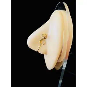 Spiral Nose Cuff, Nose Ring, Nose Wire, Fake Piercings, Fake Nose Ring, Body Jewelry, Gift For Her