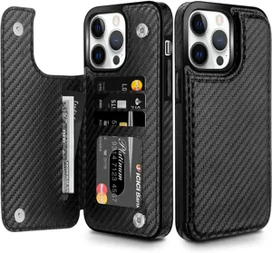 Wallet Case Compatible with iPhone 12 Pro MAX Case 5G 6.7-inch Slim Protective with Credit Card Slot Holder Flip Folio Soft PU Leather Magnetic Closure Cover