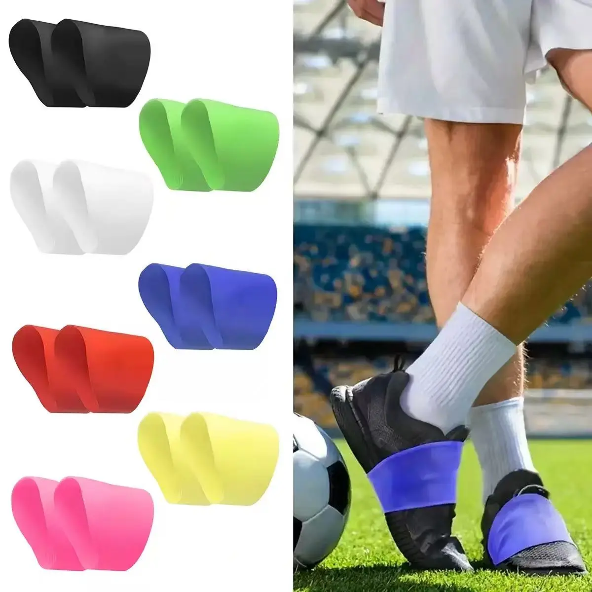 Unisex Football Soccer Cleat Covers, Silicone Anti-Slip Ankle Support, High Grip, Multiple Colors, Ideal for Training and Sports, Football Accessories